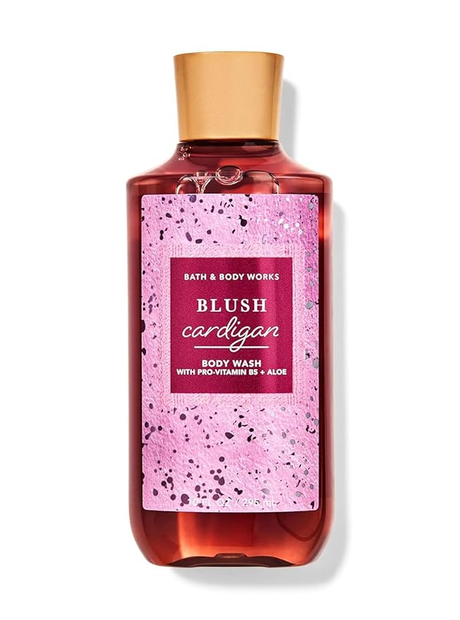 Bath and Body Works Body Wash Shower Gel Gift Set (8 Fl Oz (Pack of 1), Blush Cardigan)