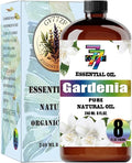 Gardenia Essential Oil - GV77ZF Gardenia Oils for Diffusers, Humidifiers, DIY Candles, Soap, Cleaning, Home, Office, Yoga, Massage, Gifts - 8 fl oz (240 ml)