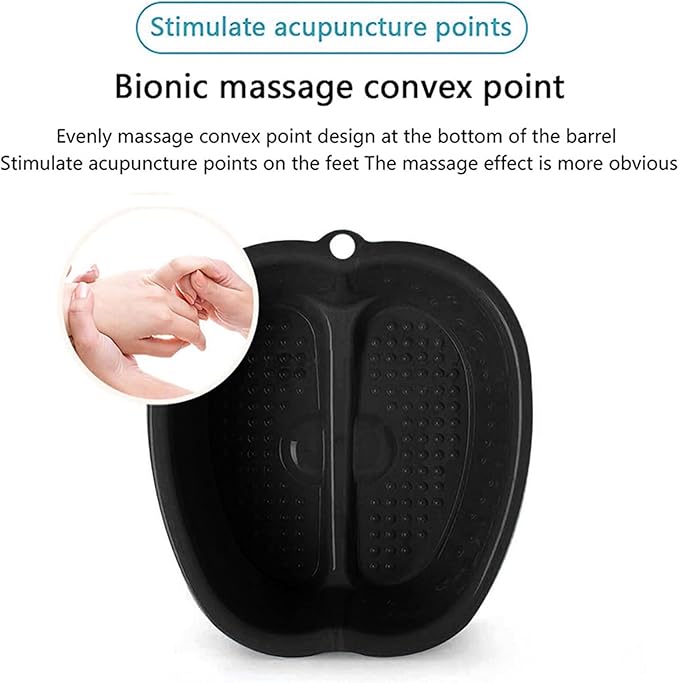 Foot Bath Foot Soaking Bath Basin Extra Large Foot Soaking Tub Bath Basin Pedicure Bowl for Home Spa Treatment Pedicure and Massager Dead Skin Remover