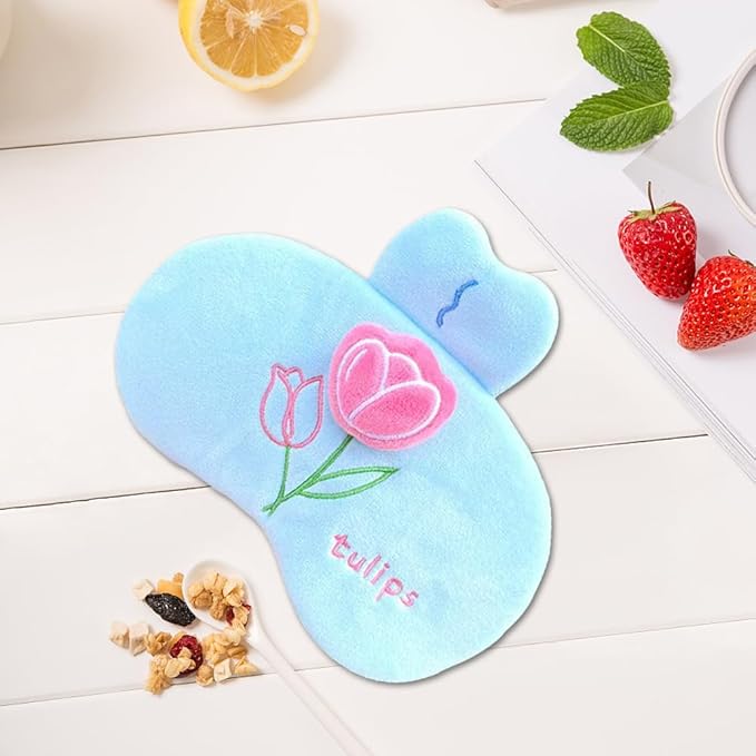 PERFECTSIGHT Cute Sleep Eye Masks (Blue Tulip)