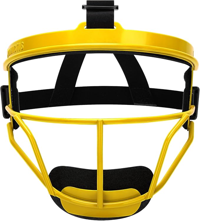 Dinictis Softball Face Mask, Lightweight, Comfortable, with Wide Field Vision, Durable and Safe Face Guards, Premium Protective Softball Fielder's Mask