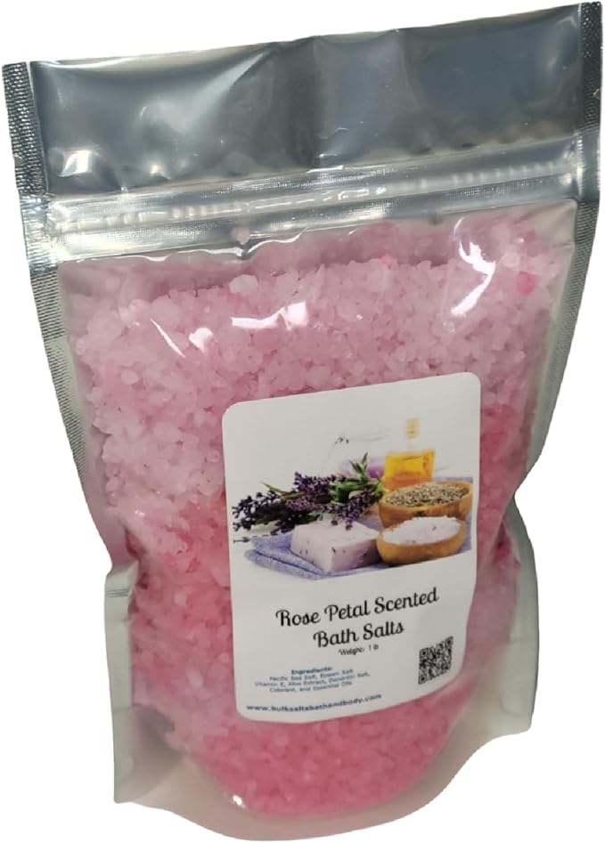 Bath Salts | (4) 1lb Bags | Aromatherapy Gift Lot | Four Different Scents | Bathing | Body Care | Beauty | Relaxation | Spa