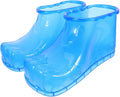 FRCOLOR Foot Soaking Shoes Portable Foot Spa Slippers with Massage Design Comfortable Bath Boots for Home Soak and Relaxation 10.24X4.92X10.24 Inches