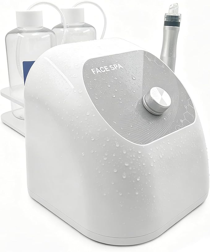 Hydrogen Oxygen Facial Machine, Hydro Facial Machine & Hydrodermabrasion Machine for Skin Care, Facial Vacuum Pore Cleaner, Hydro Dermabrasion Machine for Deep Cleansing & Hydration, Home Use