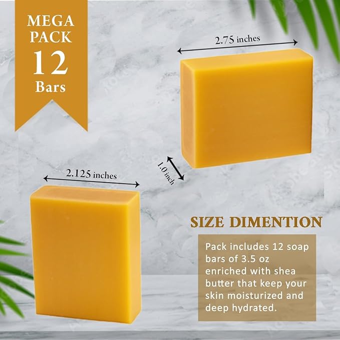 Simple Scents Australia Manuka Honey Scented Natural Soap Bars (5 Bars), 3.5oz Moisturizing French Triple Milled Soap Bars Enriched with Shea Butter - Pure Plant Oil Bath & Body