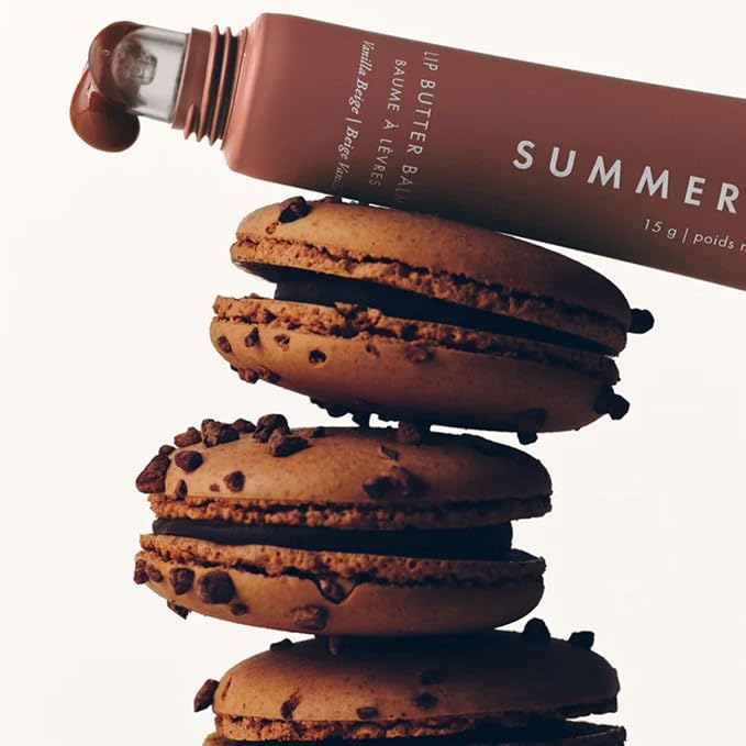 Summer Fridays Tinted Lip Butter Balm - Conditioning Vegan Lip Balm for Instant Moisture, Shine & Hydration - Sheer-Tinted, Soothing Skincare - Vanilla Beige (.5 Oz)