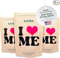 Latika Soak Set of 3 - I Heart Me Bath Soaks with Oats, Milk & Honey for Self-Love & Self-Care – for Relaxation, Muscle Recovery & Skin Nourishment – Stress Relief Soaking Salts