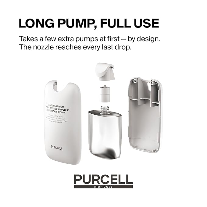 PURCELL 24/7 Colostrum Facial Serum Spray(White, Pack of 2) - Ampoule Mist for Glass skin with Long Hydration, Poreless Smooth Skin, Before & After Makeup, For All Skin types, 1.85 fl oz