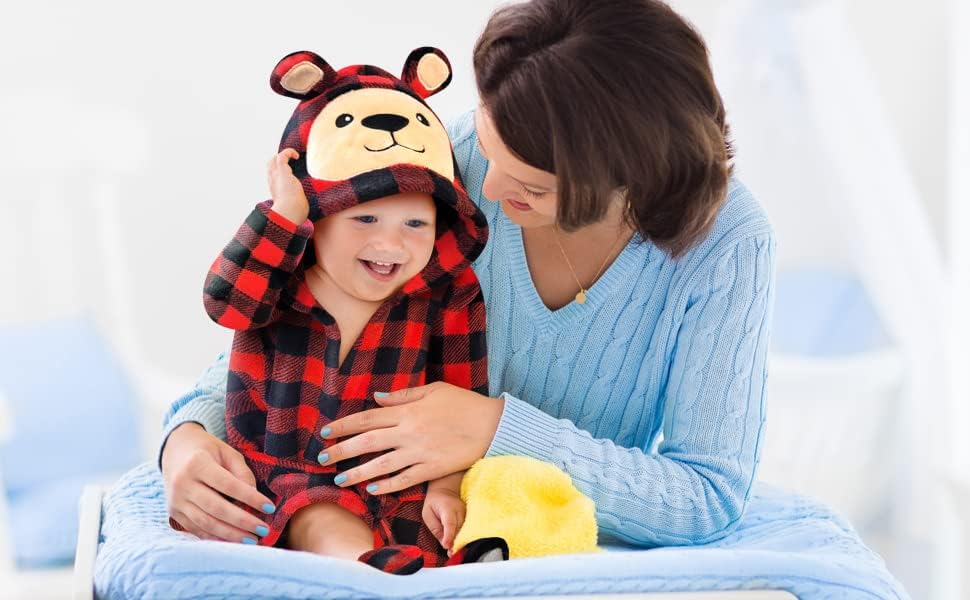 Rising Star Baby Toddler Robe Or Kids Robe for Girls and Boys - Kids & Baby Bath Robe Spa Set with Washcloth or Slippers - Image 2