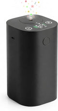 Waterless Essential Oil Diffuser, Rechargeable Cordless Scent Diffuser Machine, 20mL (0.7oz) Capacity, 4 Mist Levels & 4 Countdown Timers, Cup Holder Car Diffuser for Home Bedroom Office, Black