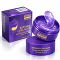 Retinol Collagen Under Eye Patches - Hydrogel Eye Pads (60 patches) with 95% Retinol & 5 Micro Collagen. Nourishing & Non Irritating Eye Gel Mask. Sealing Cap & Spatula Included.