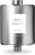 Filterbaby All-Metal Shower Filter Pro - IAPMO Certified to NSF 177 Standard, Doctor Developed, Reduces up to 99% Chlorine/Chloramine/Lead/Certain Heavy Metals,Great Water Pressure,Long Lasting,Chrome