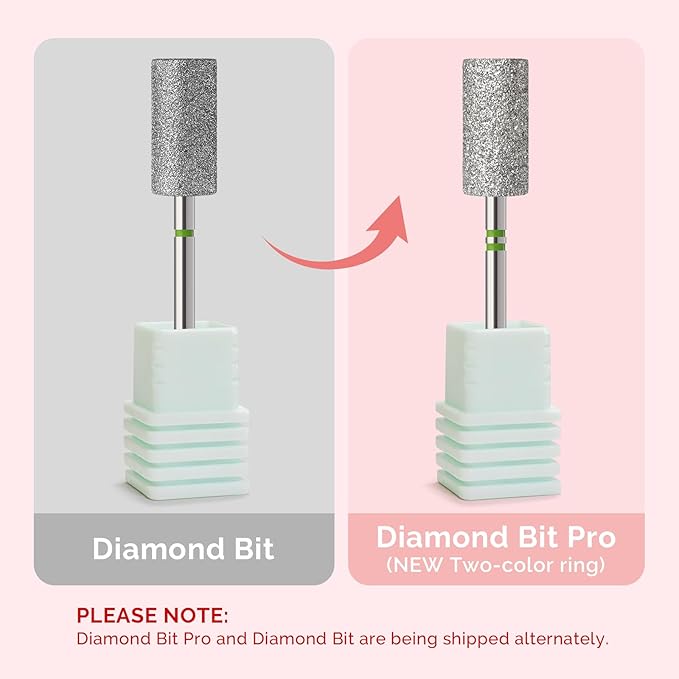 MelodySusie 6.5mm Barrel Shape Cuticle Clean Nail Drill Bit 3/32'', Professional Safety Carbide Diamond Under Nail Cleaner for Cuticle Dead Skin Nail Prepare, Beginners Bits, Series Bit-S, Coarse