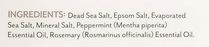 Soothing Touch Bath Salts Pouch, Peppermint Rosemary, 8 Ounce (Pack of 2)