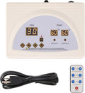 Infrared Sauna Blanket Controller, Digital Heat 2 Zone Sauna with Remote Control, Professional Detox Anti Ageing Beauty Machine, Sauna Blanket Replacement Parts (NOT Included Blankets)