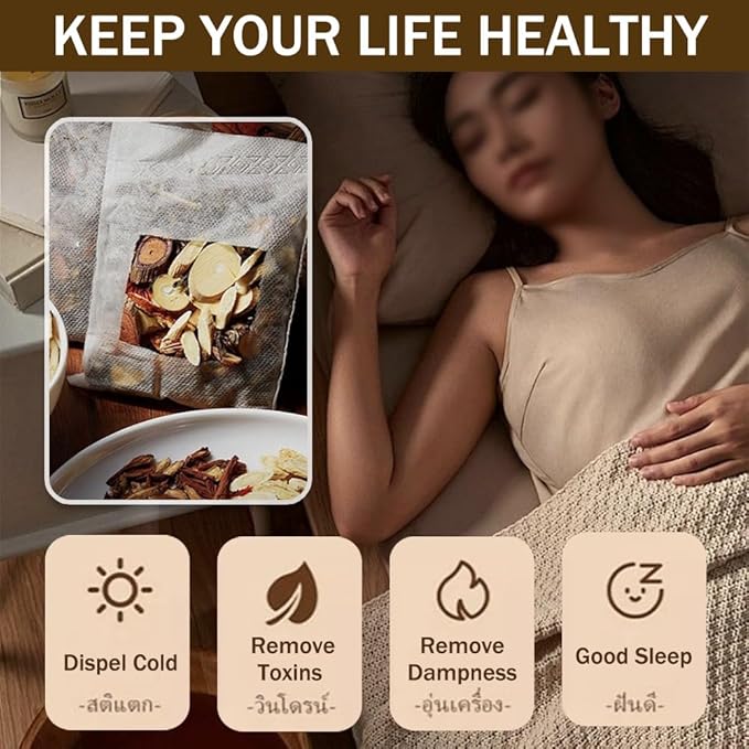 Ouliget Herbal Pedicure Foot Soak,Lymphatic Drainage Ginger Mugwort Foot Bath,Foot Soak Kit for Remove Toxins Relieve Fatigue Dispel Cold and Remove Dampness,15 Pack