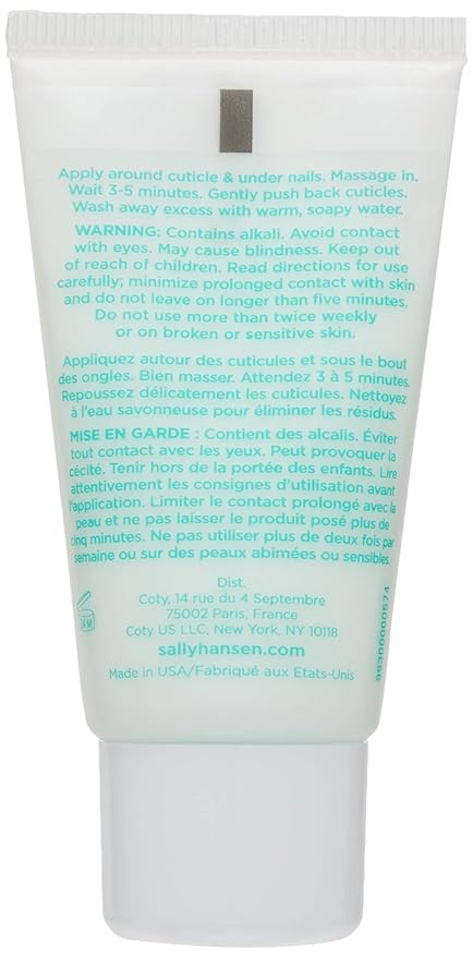 Sally Hansen Nail Treatment Problem Cuticle Remover™ | Eliminates Thick & Overgrown Cuticles | pH-Balanced Formula Infused with Aloe Vera | Gently Soothes & Conditions Cuticles
