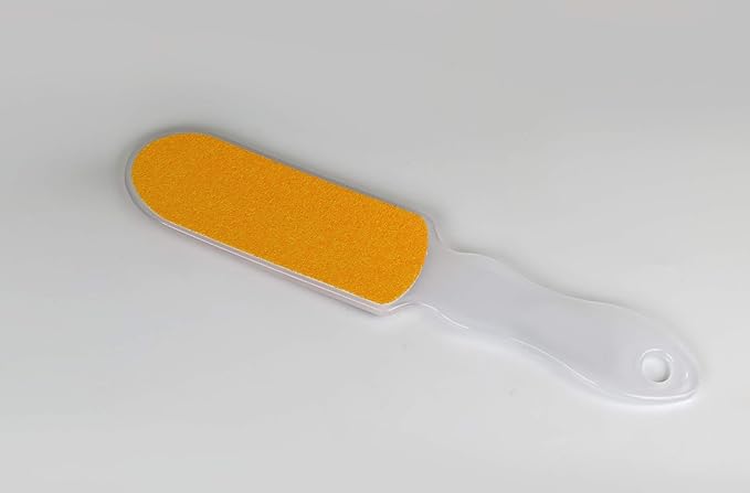 Tredoni 80/120 Grit Double-Sided Curved Callus Rasp with 12.5cm Replaceable Files - Feet Dead/Hard Skin Corn Remover Scraper (Callus Rasp 80/120 Grit)