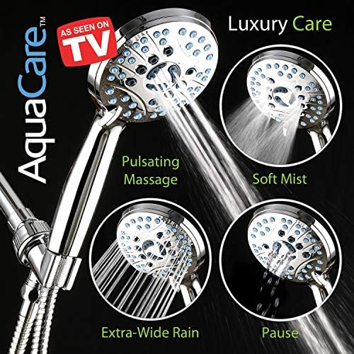 AquaCare 8-mode High Pressure Handheld Shower Head with 2-mode Power Wash - Image 6