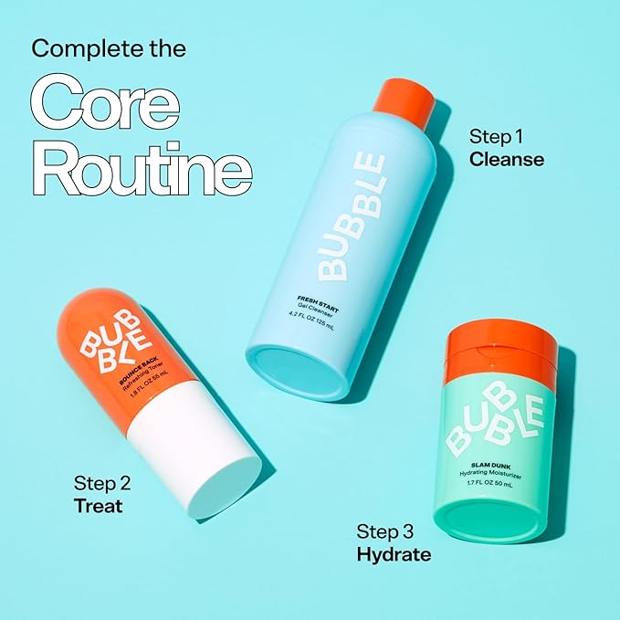 Bubble Skincare Bounce Back Hydrating Toner Spray - Balancing + Pore Minimizing Toner for Face - Face Refreshing Spray With Niacinamide to Help Even and Mattify Oily Skin - Travel Size Skincare (55ml)