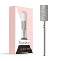 MelodySusie 6.5mm Barrel Shape Cuticle Clean Nail Drill Bit 3/32'', Professional Safety Carbide Diamond Under Nail Cleaner for Cuticle Dead Skin Nail Prepare, Beginners Bits, Series Bit-S, Coarse