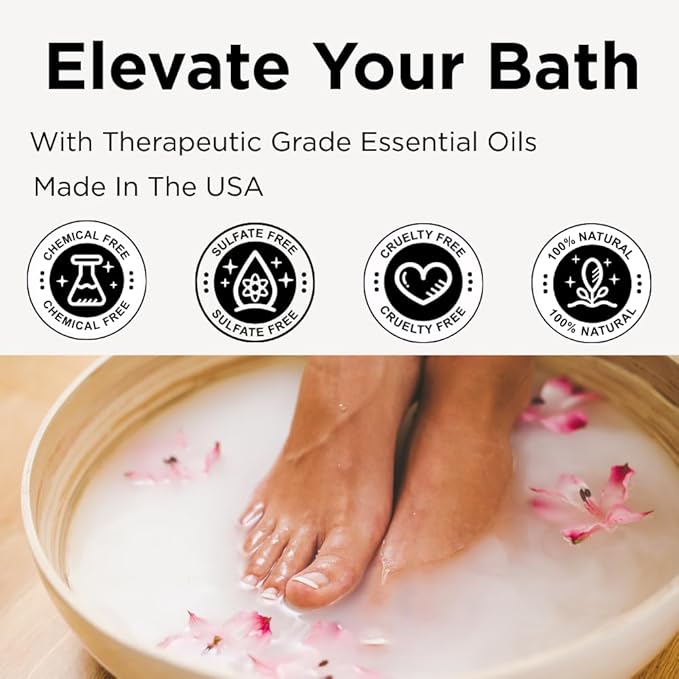 Sumbody Milk Bath Soak for Women & Men Coconut, Goat, Soy, Buttermilk & More Plus Sea Salt, Relaxing Soothing Softening Vanilla Citrus Aromatherapy