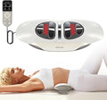 Zenopax Electric Lumbar Traction Device, Multifunctional Back Traction Device with Dynamic Traction, Left-Right Swing, 8-Level Electrotherapy, Vibration Massage, 3-Level Hot Compress, Beige