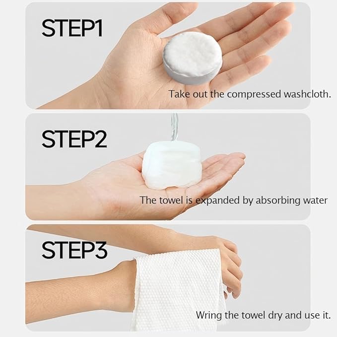 Disposable Face Towel hot face towel，Towels for hot towel dispenser，Towels for hot towel warmer for your face(80PCS)