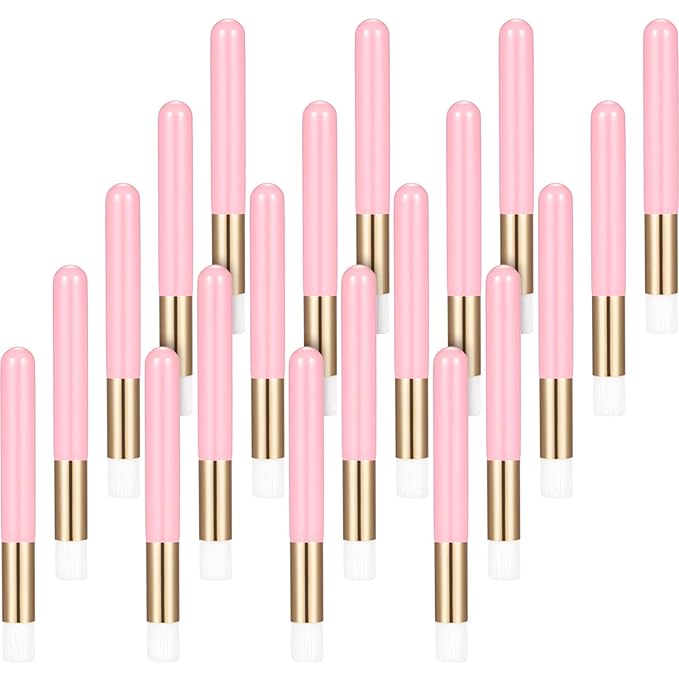 20 Pcs Eyelash Shampoo Brushes,Lash Shampoo Brush Lash Extension Brushes for Cleansing Peel Off Blackhead Remover Tool ﻿