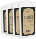 Manly Indulgence Weekend Warrior Scented Wax Melts, Wax Melt Warmer Cubes, Long Lasting Scented Wax Warmer Cubes, 4 Pack, 6 Cubes Each - Made in The USA
