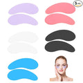 Psyqtsuary 5 Pairs Silicone Under Eye Patches, Reusable Eye Patches Plump Fine Lines & Wrinkles Washable Non-slip Silicones Wrinkle Patche Overnight for Dark Circles and Puffiness