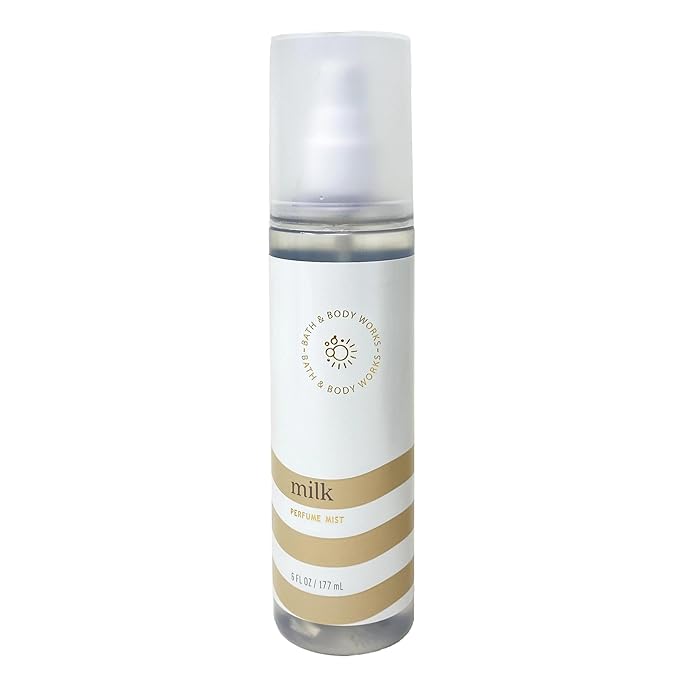 Bath & Body Works Sensitive Skin Milk Fragranced 3 Piece Set - Moisturizing Body Wash, Perfume Mist and Body Lotion - with a Natural Oats Sample Soap
