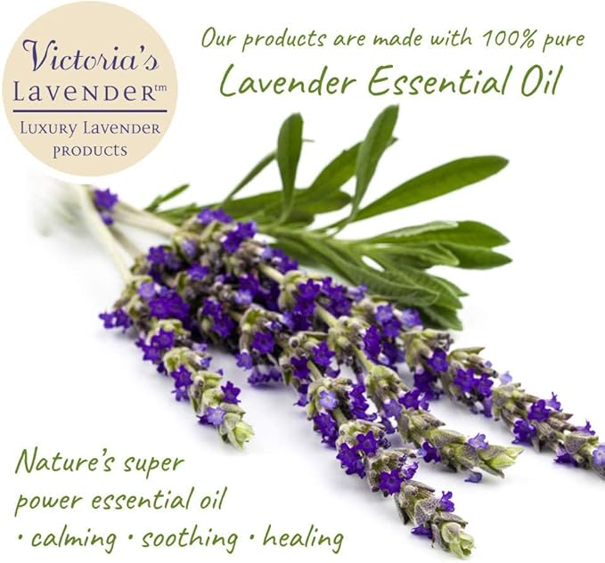 Victoria's Lavender Room Fragrance Spray - Air Freshener & Odor Eliminator - Lavender Spray - Luxury Essential Oil Scent for Home & Bathroom - Aromatherapy Relaxation & Stress Relief- 2 Pack, 4 oz