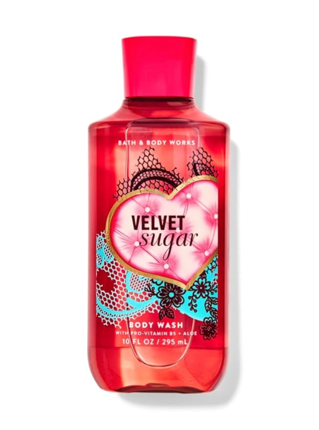 Bath and Body Works Body Wash Shower Gel Gift Set (10 Fl Oz (Pack of 1), Velvet Sugar)