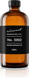 AirScent Creed-Aventus-Inspired Diffuser Oil - No. 5002 Perfume Dupe - Premium Fragrance Oil Blend for Ultrasonic and Waterless Diffusers and Crafting - 500 ml, 16.9 fl oz Glass Bottle