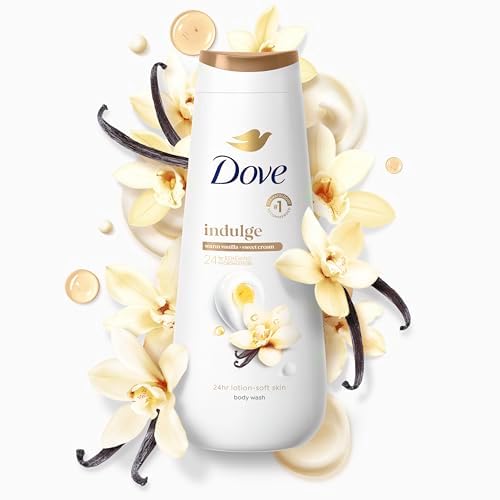 Dove Vanilla Body Wash for Hydrated & Soft Skin, 20 oz - Image 3