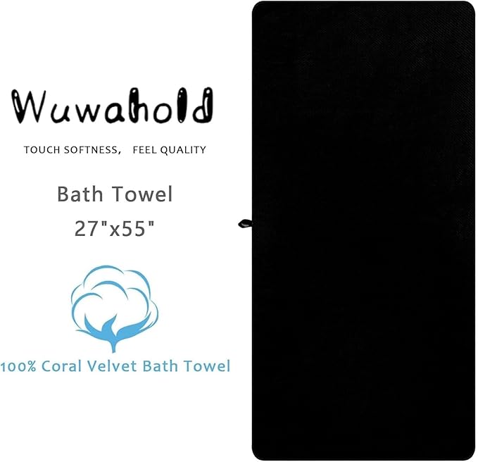 4 Pack Bath Towel Set, Waffle Bath Towel Set, Microfiber Super Soft Highly Absorbent, Sturdy Quick Drying Towels for Bathroom, Gym, Sports, Yoga (4 Piece 27" x 55", 4Purple)