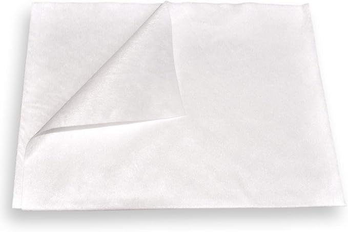 DAVELEN Essential Disposable Hair Towel for Women, 100 Pack 32 inch X 16 inch, Super Absorbent Quick Dry Hair for Drying Curly, Long & Thick Hair (White) (100)