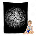 Volleyball Blanket Gift for Boy Girl, Volley Ball Sport Throw Lightweight Super Soft Cozy Blanket for Bedroom Living Room, Volleyball Gifts for Player, Athlete, Coach, Team 50"x40"for Kids