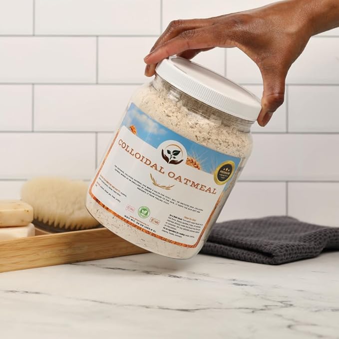 Dirty Treasures Colloidal Oatmeal Bath | Eczema & Itchy Skin Relief | Baby-Safe, 100% Natural, Fragrance-Free | 2 lb (32oz) (Pack of 2)