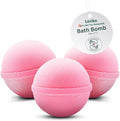 Latika Pink Classic Bath Bomb Princess - Jasmine, Citrus Peel, Ginger Tea, and Nutmeg (3 Pack)