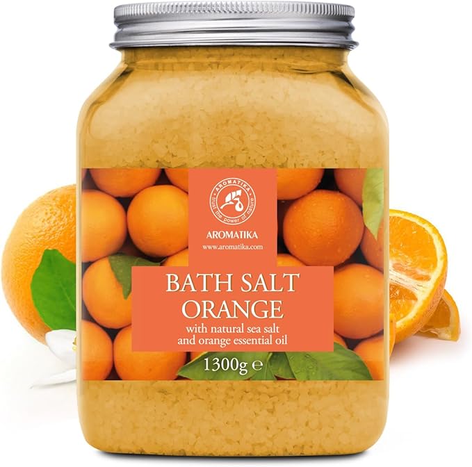 Bath Salt Orange 46 Oz (1300g) - Bathing - Body Care - Wellness - Spa - Bath