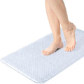 Yolife Shower Foot Scrubber Mat, Anti-Slip Bath Mat with Scrub Bristles, Soft Shower Foot Massager with Strong Suction Cups for Soothe Achy Feet,27.5'' x 15.7''