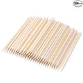 BTYMS 300 Count Orange Wood Stick 4.5 inch Cuticle Pusher Remover Orangewood Cuticle Sticks Nail Art Manicure Pedicure Sticks Orange Sticks for Nails