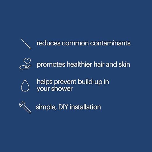 Brondell VivaSpring Universal Compact Shower Filter Replacement Water Filter Cartridge FF-30