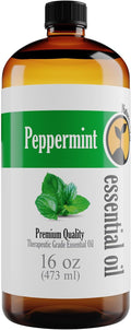 Natures-Star 16oz Peppermint Essential Oil (16 Ounce Total), Therapeutic Grade, Peppermint Oil for Diffuser, Candle Making, Aromatherapy