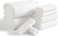 8 Piece Bath Towel Set White|2 Oversized Large Bath Sheet,2 Hand Towels,4 Washcloths| Ultra Soft Cozy Bath Towel Set for Bathroom Hotel Gym Spa,Highly Absorbent & Quick Dry Bathroom Towel Collections
