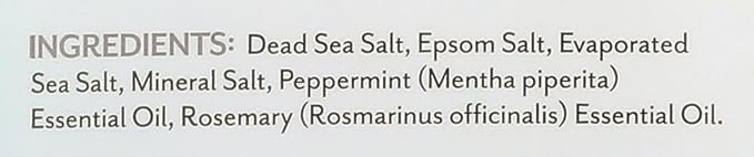 Soothing Touch Peppermint Rosemary Invigorating Bath Salts Pouch, 32 Oz