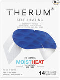 THERUM 120 Mins Long Lasting Self Heating Steam Eye Mask for Tired & Dry Eyes, Meibomian Gland Dysfunction, Stye, Blepharitis (14units/1box)