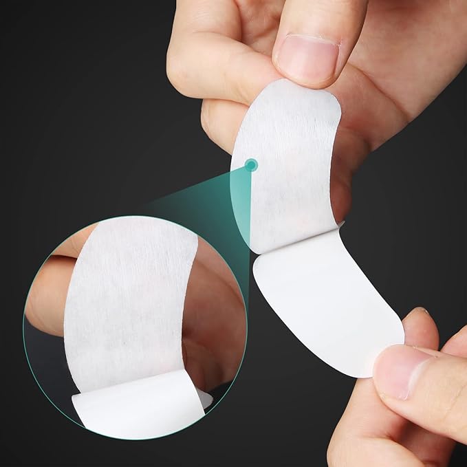 AHIER Eyepads Eyelash Extensions Lint Free, 100 Pairs Set Eye Pads for Lash Extensions, Hydrogel Eye Patch DIY False Eyelash Lash Extension Makeup Eye Gel Pad